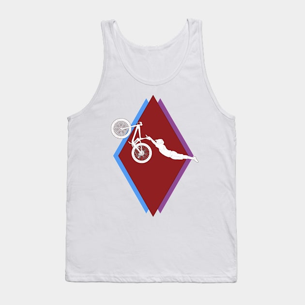 MTB - Epic Slopestyle Bike Jump Retro Tank Top by TheWanderingFools